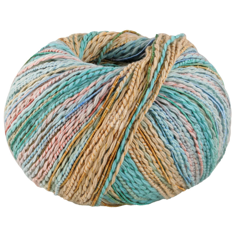 Gulbeige/mint/rosa/turkis/grønn/gull