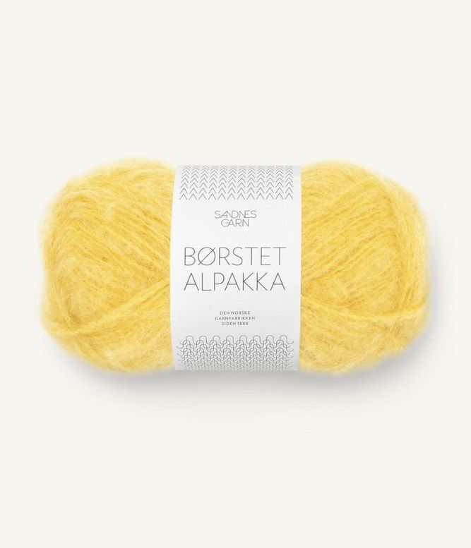Børstet Alpakka  Børstet Alpakka