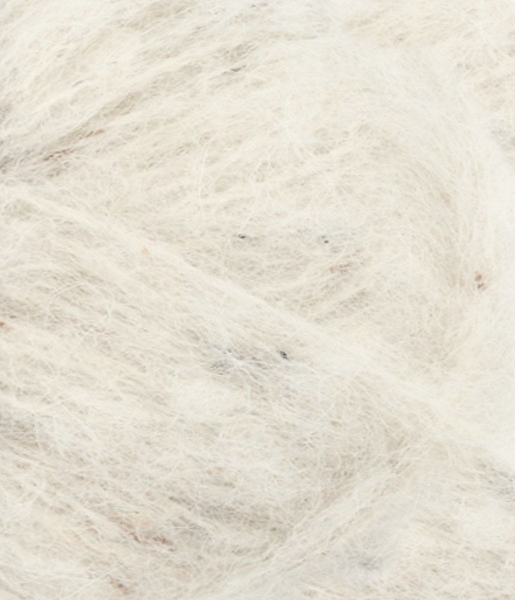Børstet Alpakka Natur Tweed 2523