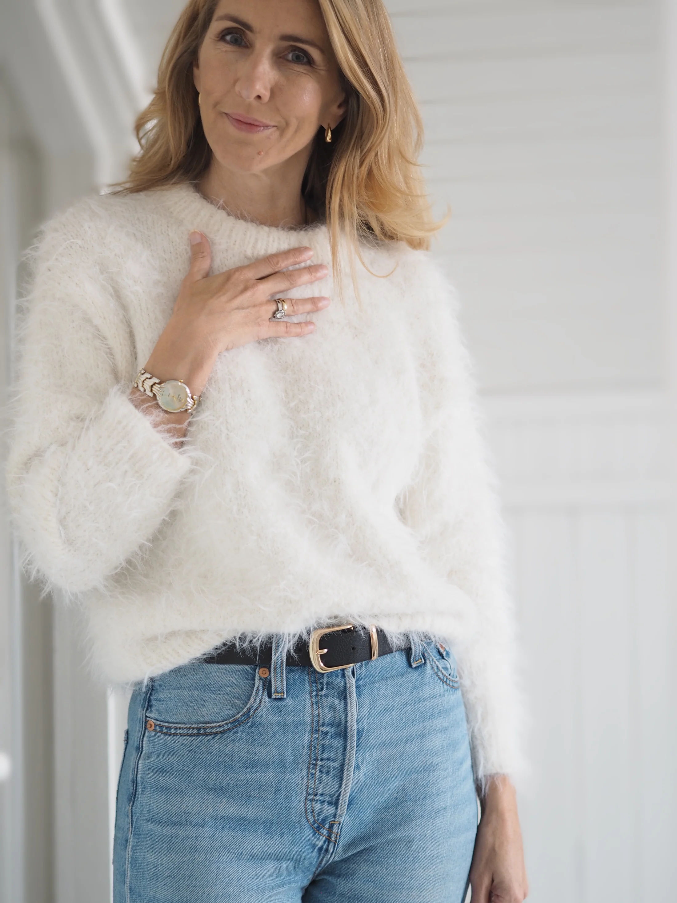 Fuzzy sweater