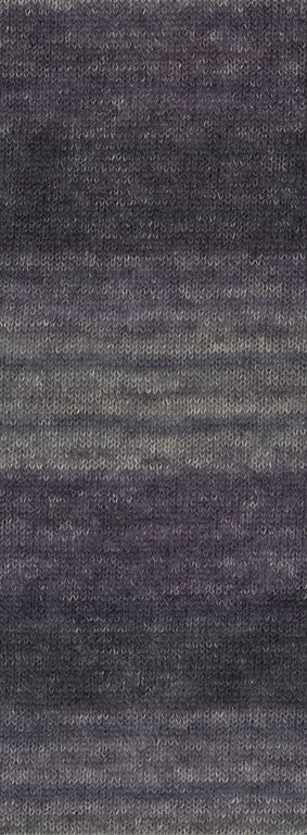 Silkhair Print 411 Sølv/middels og mørk grå/grafitt