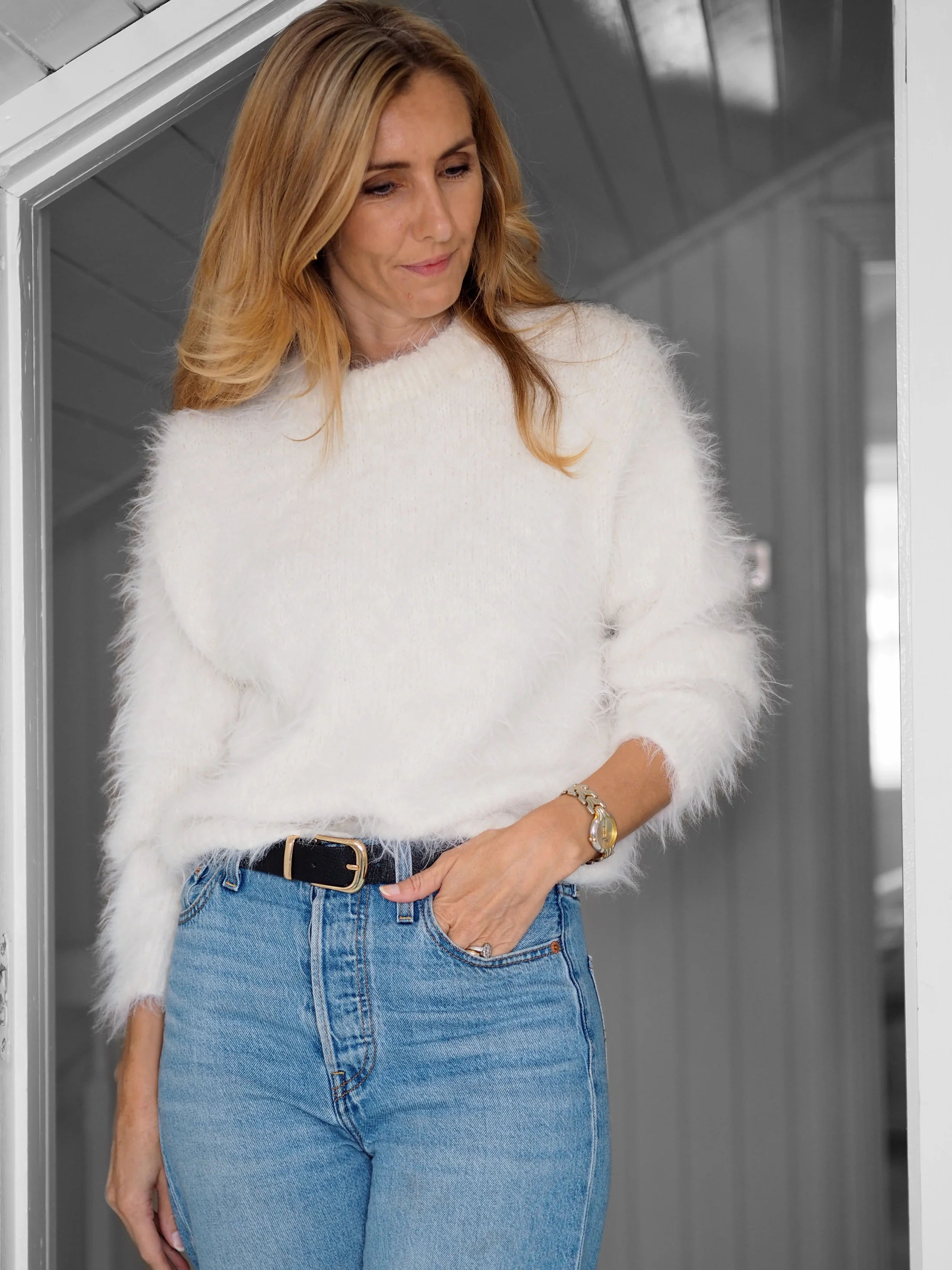 Fuzzy sweater