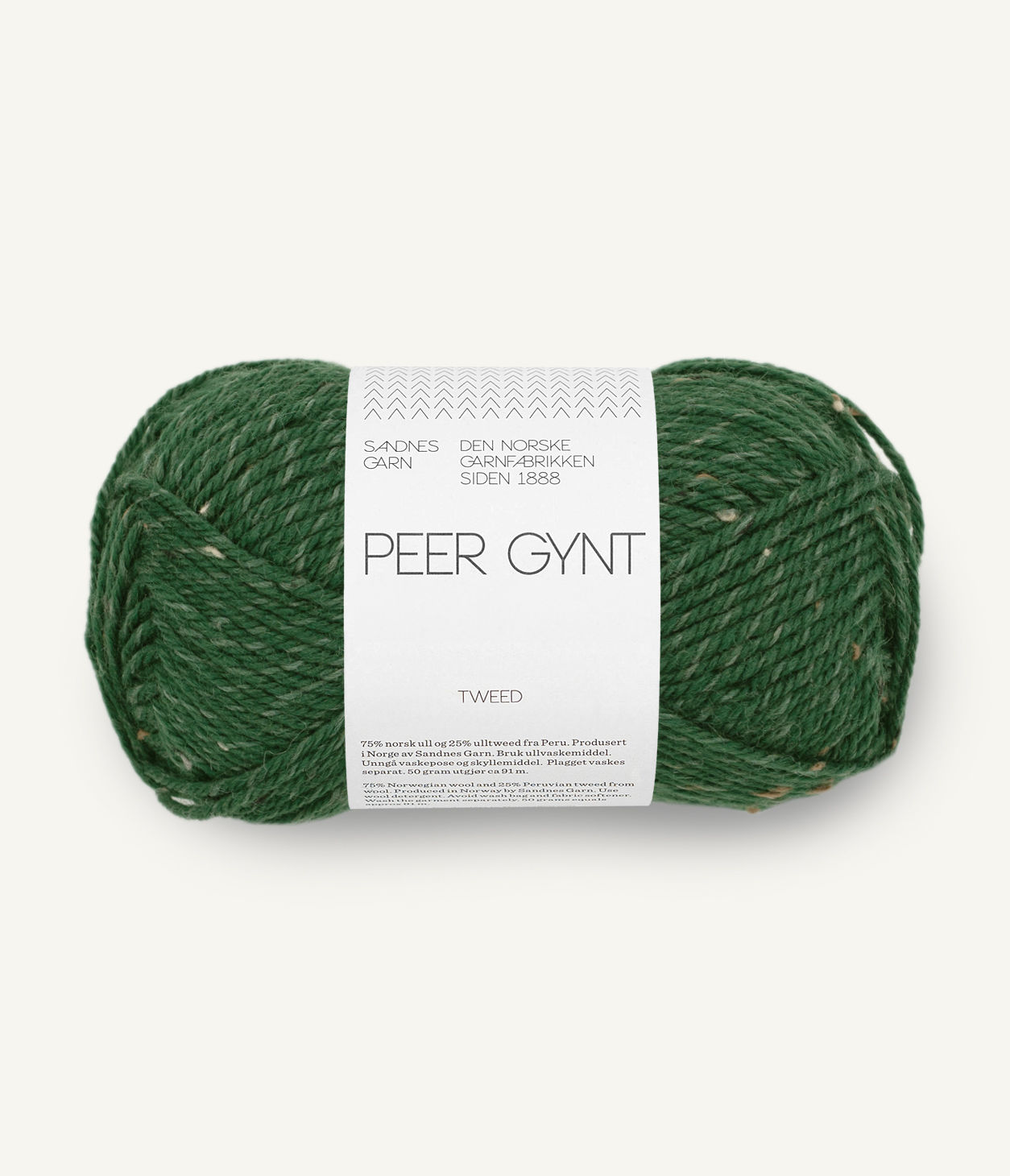 Peer Gynt Skoggrønn m/ Natur Tweed 8085