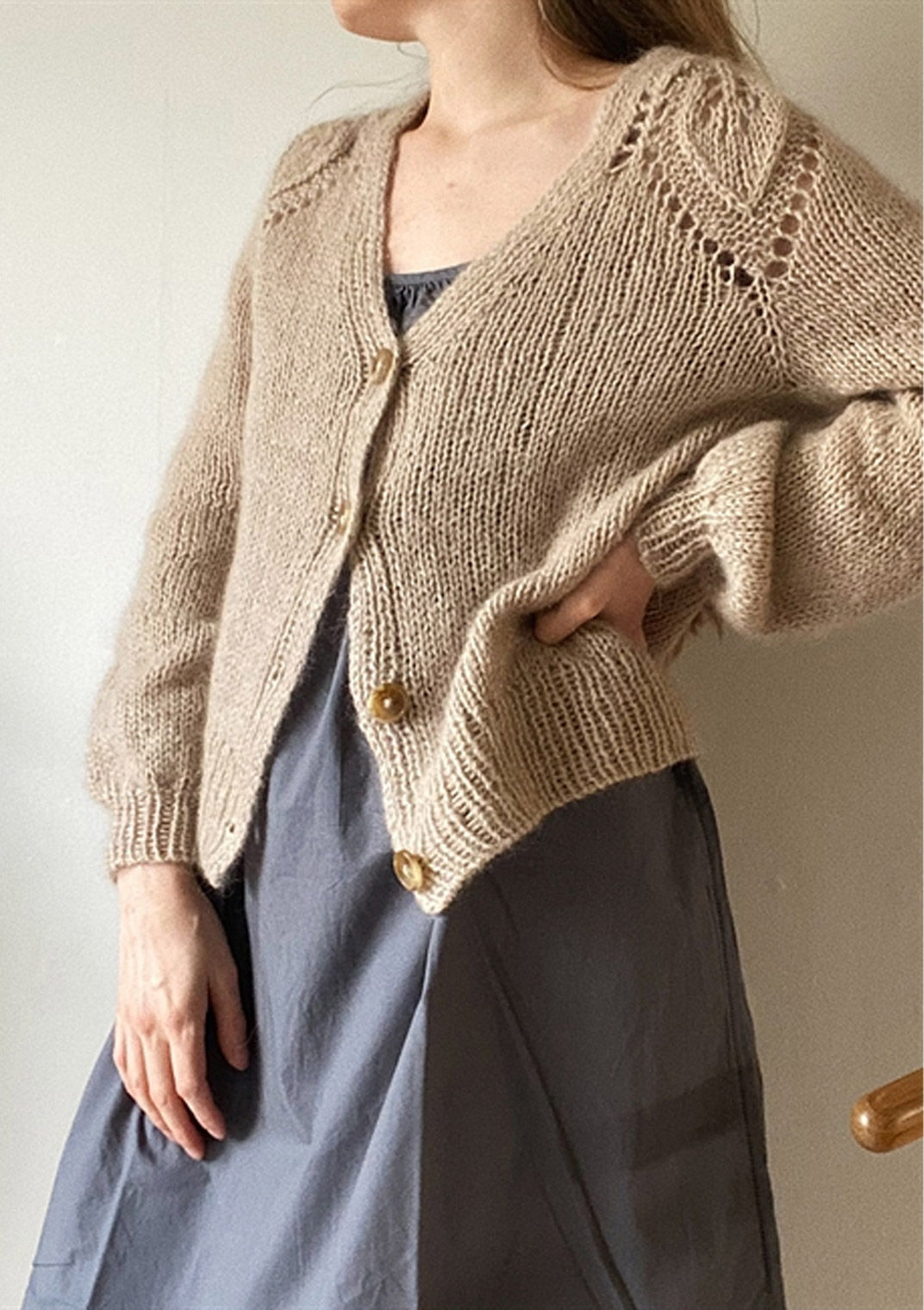 Chunky Dahlia V-Neck Cardigan Chunky Dahlia V-Neck Cardigan
