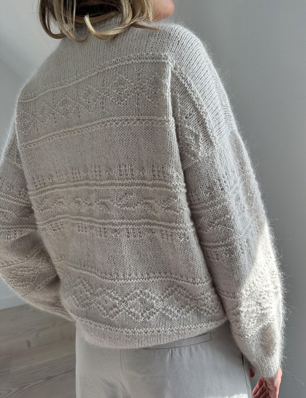 Porcelain Damask Sweater Porcelain Damask Sweater